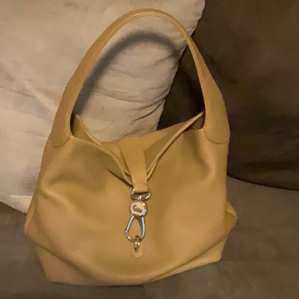 Dooney & Bourke Belvedere Logo Lock Shoulder Bag